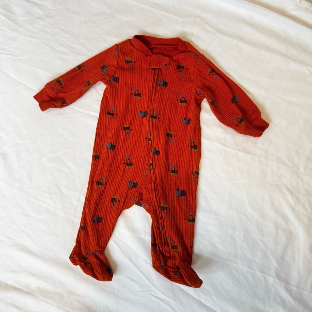 Cozy Orange Kids One Piece